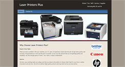 Desktop Screenshot of laserprintersplus.com